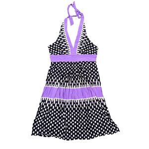 BCBGMAXAZRIA Halter Dress Size: Medium